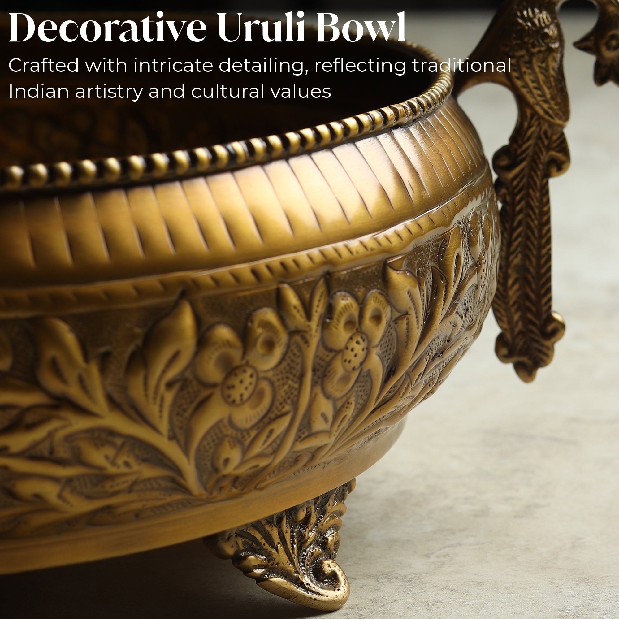 Divyaneel PushpaKumbh™ — Brass Offering Bowl of Grace