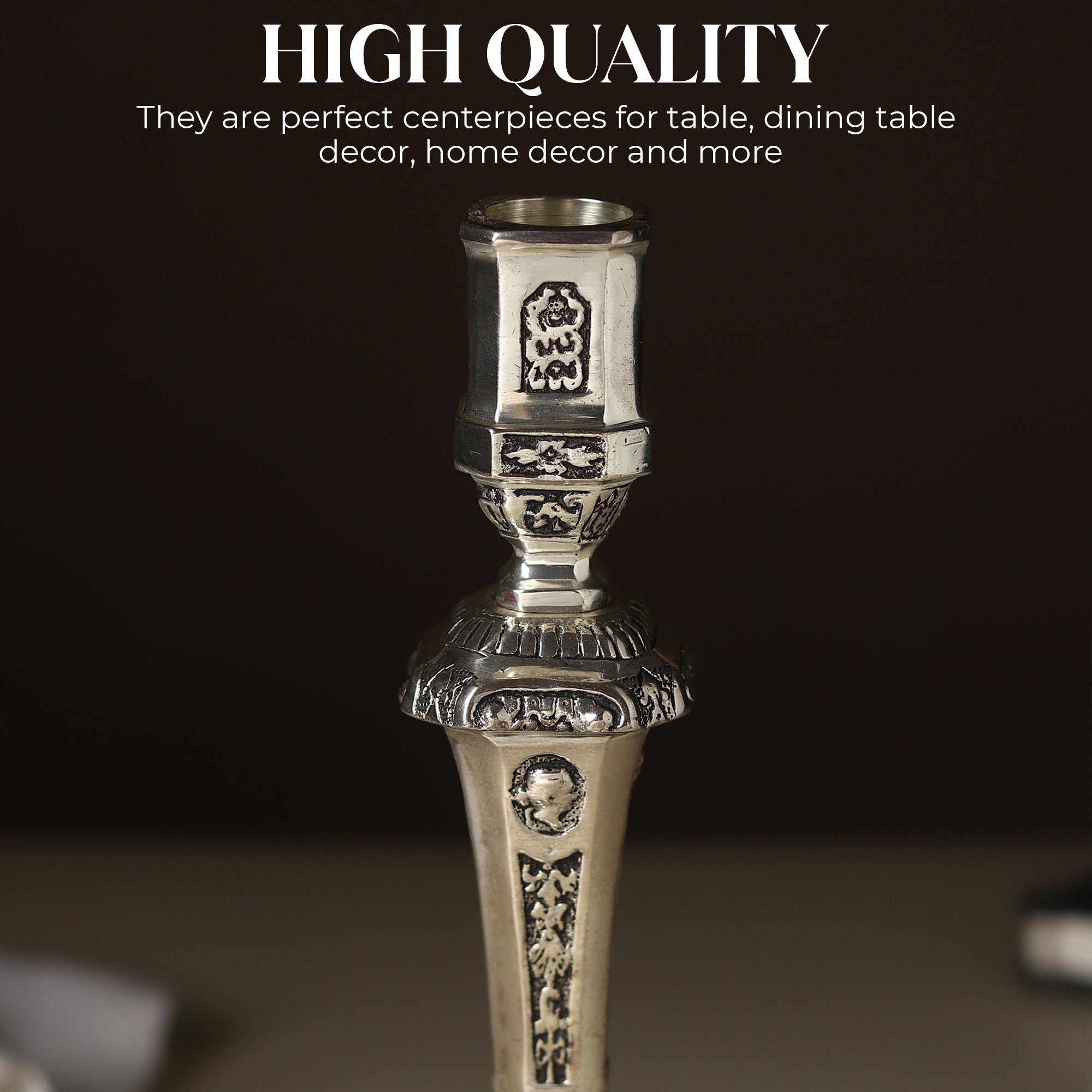 Divyaneel SeraphStambh™ — Embossed Candlestick of Light