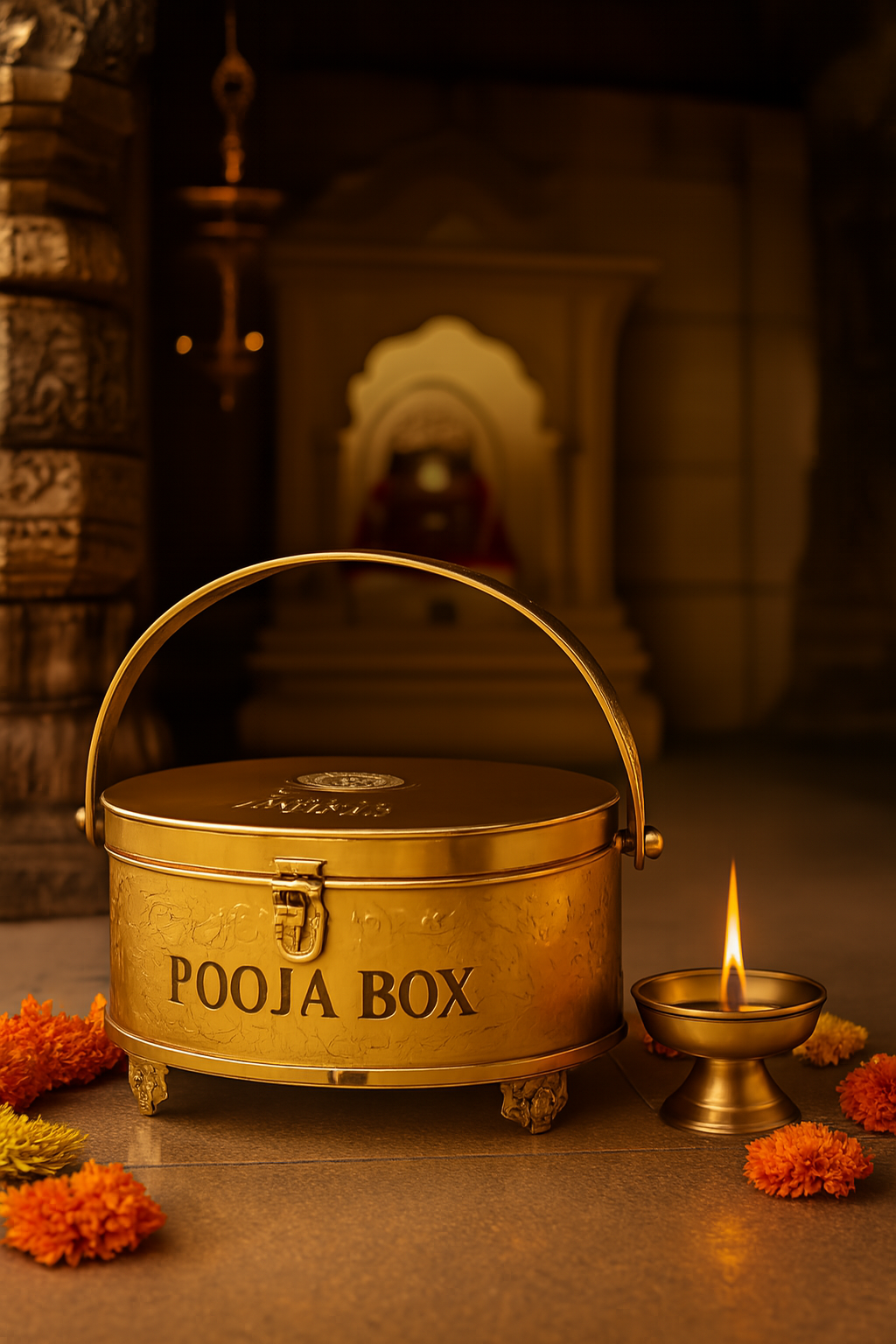 Discover the Sacred Craftsmanship Behind the Divyaneel Pooja Box – Aaradhyakosh: Luxury That Heals