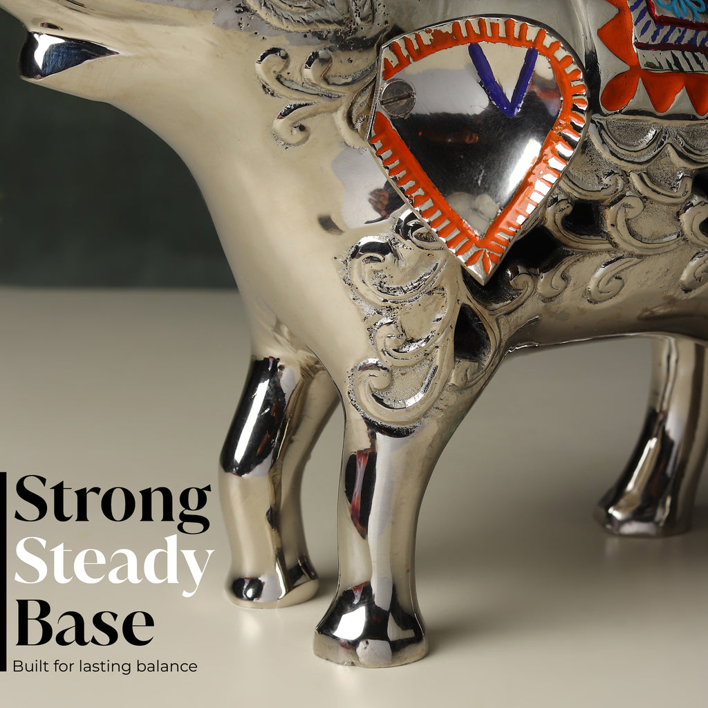 Divyaneel GajVilas™ — Silver Elephant Artefact of Prosperity