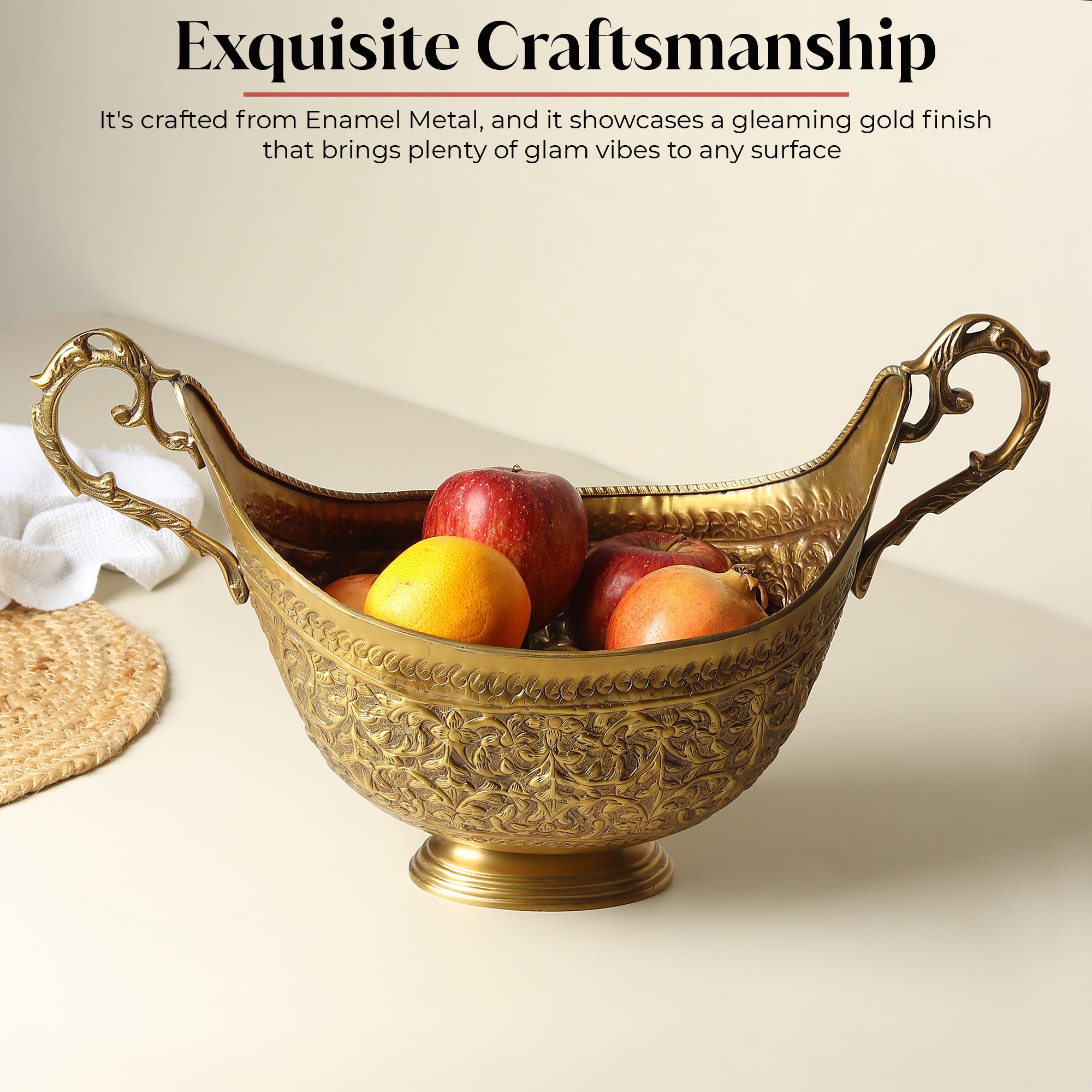Divyaneel MahaPhalKumbh™ — Grand Brass Bowl of Abundance