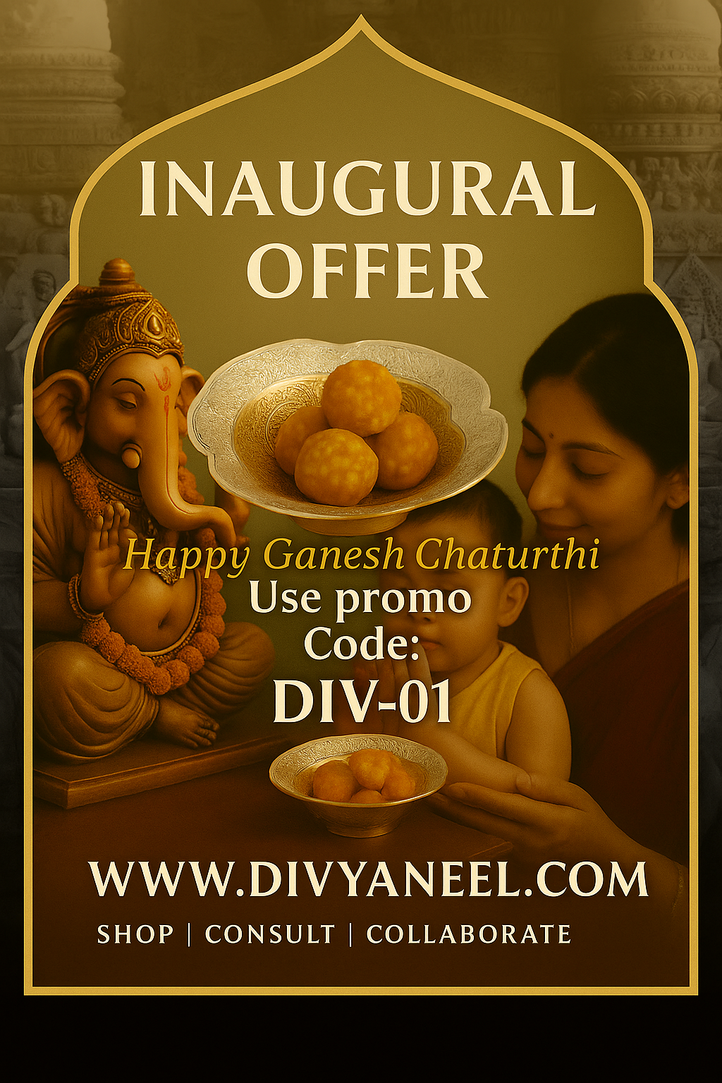 Divyaneel Annaprashan Brass Bowl | Pure Brass, Gift-Ready
