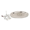 DivyaneelAnnapatra™ — Silver-Plated Brass Pooja Thali Set