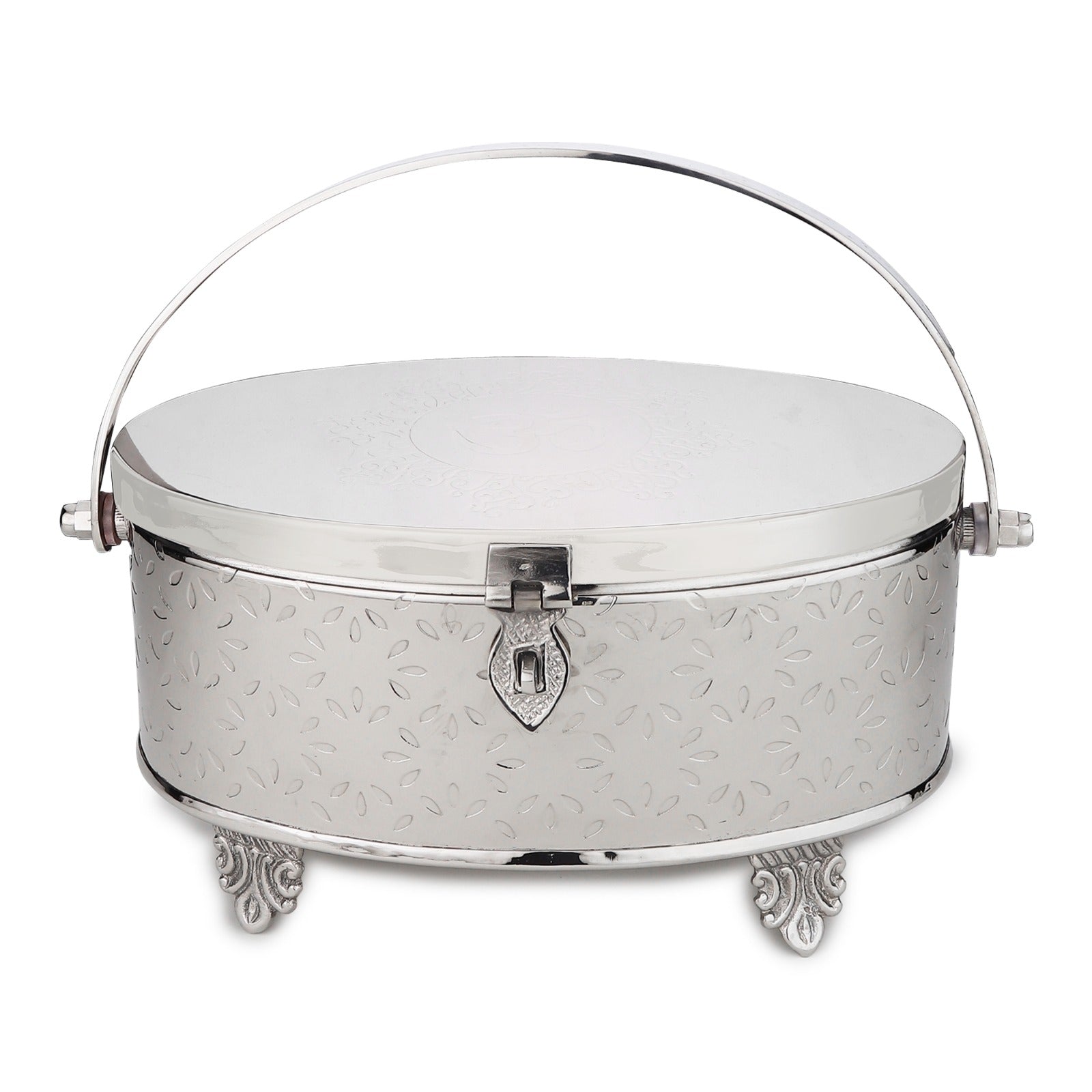 AaradhyaKosh™ Silver-Plated Brass Temple Box – 006 Edition | Divyaneel ...