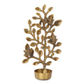 Golden Wishing Tree Candle Holder – Handcrafted Brass Art for Timeless Décor | Divyaneel